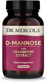 Д-Маноза й екстракт журавлини (D-Mannose and Cranberry Extract) 60 капсул BX688