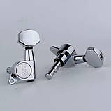 Кілки для електрогітари гітарі акустичної гітари 3L+3R WILKINSON WJ01CH, фото 2