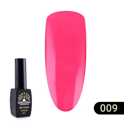 Гель-лак Global Fashion BLACK ELITE №009 , 8 мл
