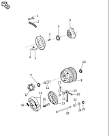 Ось (M14X1.5) Boxer BM 100 ES DM151032