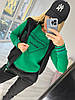 Теплий жіночий костюм BOTTEGA VENETA чорний/кавовий S-ХХL (світшот, жилетка та штани Туреччина), фото 8