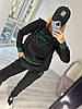 Теплий жіночий костюм BOTTEGA VENETA чорний/кавовий S-ХХL (світшот, жилетка та штани Туреччина), фото 9
