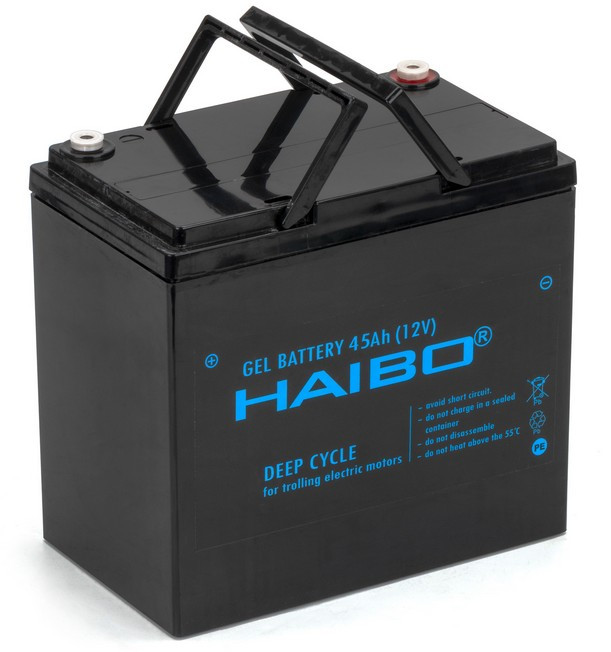 45 А·год гелевий 12 В акумулятор Haibo 13,3 кг