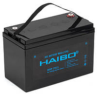 Haibo GEL 90 Ач гелевый 12В аккумулятор тяговый АКБ для электромотора в лодку и инвертора бесперебойника