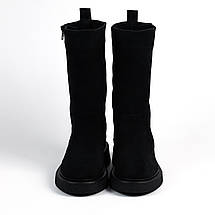 Напівчоботи Evromoda 908025 36 Чорні замші, фото 2