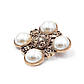 Брошка з перлами "Благородна", фото 3