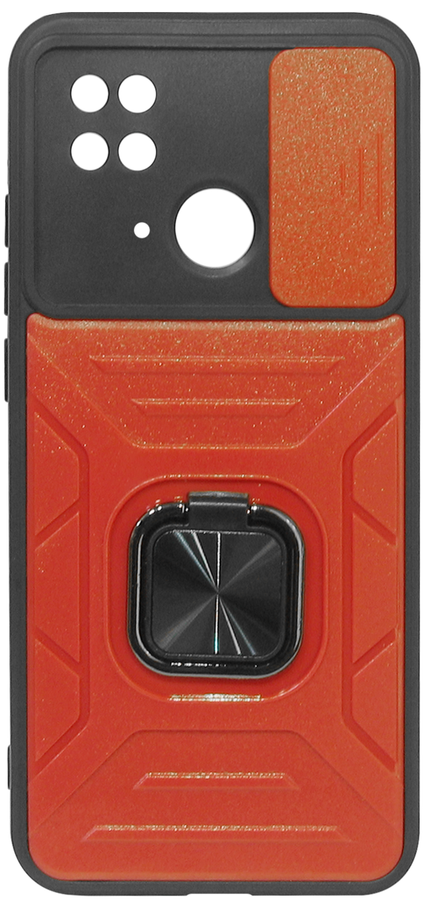 Накладка Xiaomi Redmi 10C/POCO C40 Camshield Flash Ring Червоний