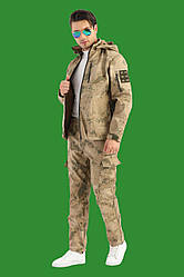 Теплая форма 2в1  Мультикам куртка Soft-Shell + штаны на флисе Распродажа XXXL