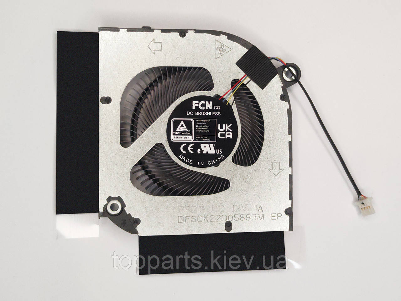 Вентилятор для ноутбука Acer Predator Helios 300 PH317-55, PH317-56, 4pin (для процесора)