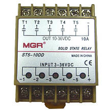 5-канальне твердотільне реле SSR ST5-10DD 10 А DC-DC