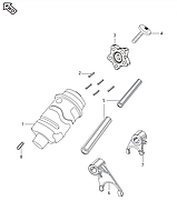 Пластина фиксации передач Bajaj Boxer BMX 125 JE561005