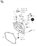 Сальник Bajaj Boxer BMX 125 39104119