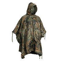 Дождевик пончо тент MIL-TEC RIPSTOP WET WEATHER PONCHO Flecktarn 10630021