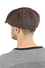 Кепка восьмиклинка чоловіча гаврош хуліганка коричнева, фото 2