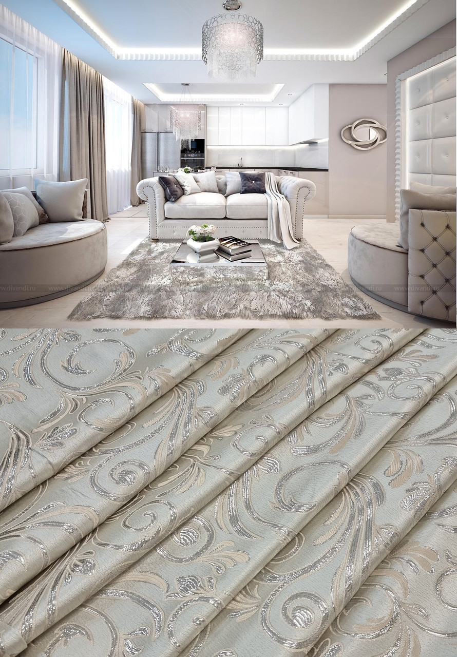 Готовий комплект штор "Корделія" Бежевий світлий