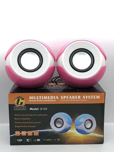 Комп'ютерні колонки Mini Digital Speaker G102 2.0 3Вт