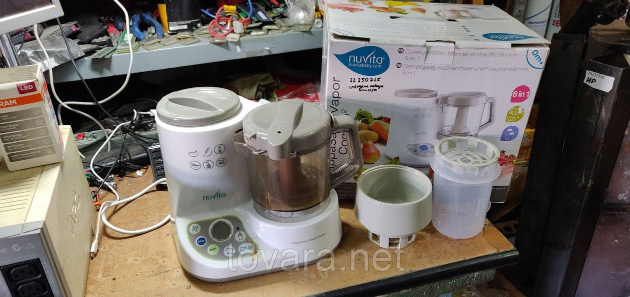Пароварка-блендер Nuvita 1966-Pappasana Vapor Combo № 22250715: продажа ...