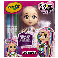 Набор для творчества Crayola Colour n Style Стильные девушки Лаванда (918940.005) - Вища Якість та Гарантія!