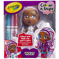 Набор для творчества Crayola Colour n Style Стильные девушки Виолетта (918939.005) - Вища Якість та Гарантія!
