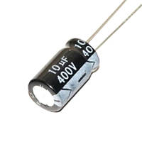 10x Конденсатор електролітичний алюмінієвий 10мкФ 400В 105С