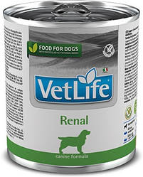 Вологий лікувальний корм для собак Farmina Vet Life Renal, для підтримки функції нирок, 300 г