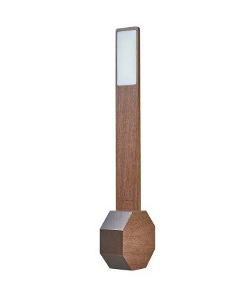 Світильник з будильником OCTAGON ONE PLUS G012WT горіх, фото 1