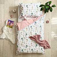 Комплект постельного белья для подростка Baby Chic ясли поплин Газели мята 3 предм
