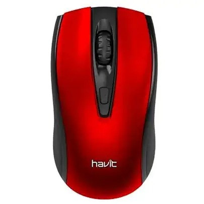 Мишка бездротова Havit USB HV-MS858GT, Червоний