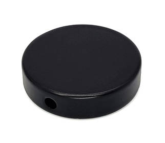 ODF-06-45-21 Склотримач круглий d30 мм з боковим отвором М8, чорний