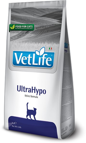 Сухий лікувальний корм для кішок Farmina Vet Life UltraHypo, у разі харчової алергії