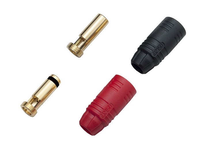 Конектори силові AMASS AS150 Male 2шт (чорний, червоний безіскровий), фото 1