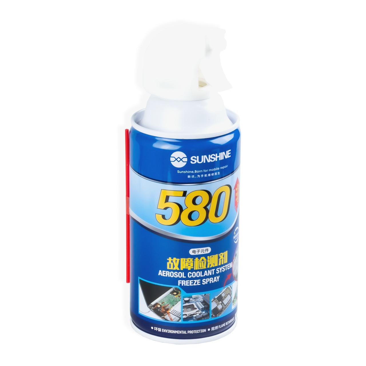 Спрей SUNSHINE SS-580 (400 мл) (Freeze Spray) для виявлення несправних електронних компонентів
