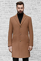 Мужское пальто коричневое демисезонное Quadri (арт. С-161)