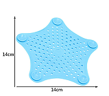 Сітка силіконова для раковини блакитна, фото 3