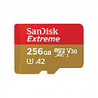 Картка пам'яті 256 ГБ microSDXC UHS-I U3 A2 SanDisk Extreme SDSQXAV-256G-GN6MN