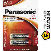 Батарейка Panasonic LR06 Alkaline Pro Power AA, 2шт. (LR6XEG/2BP)