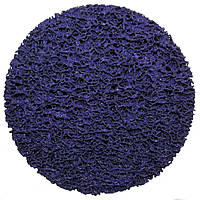 Круг шліфувальний "корал" з нетканого матеріалу 125 мм на липучці фіолетовий, цирконій Fantech