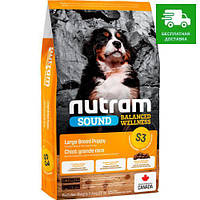 Nutram S3 Sound Balanced Wellness Large Breed Puppy, 11,4 кг