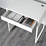 Комп'ютерний стіл IKEA MICKE Білий 302.130.76, фото 4