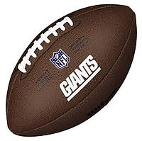 Мяч для американского футбола Wilson NFL New York Giants композитная кожа (WTF1748XBNG)