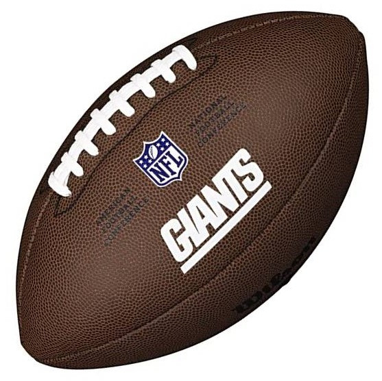 Мяч для американского футбола Wilson NFL New York Giants композитная кожа (WTF1748XBNG) - фото 1 - id-p1685560884