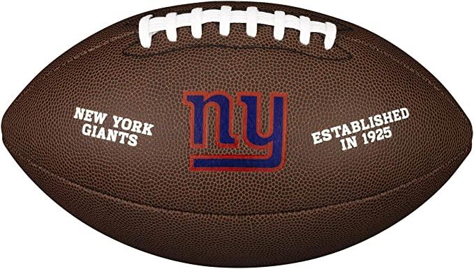 Мяч для американского футбола Wilson NFL New York Giants композитная кожа (WTF1748XBNG) - фото 3 - id-p1685560884