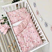 Сменный комплект детского постельного белья Маленькая Соня в кроватку СКПБ Baby Dream Бабочки