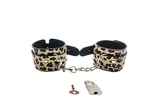 Набір MAI BDSM STARTER KIT No 75 Leopard: плеч, кляп, наручники, маска, нашийник, мотузка, затискачі, фото 4