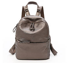 Місткий рюкзак на два відділення з кишенею спереду А-0583 Бронзовий