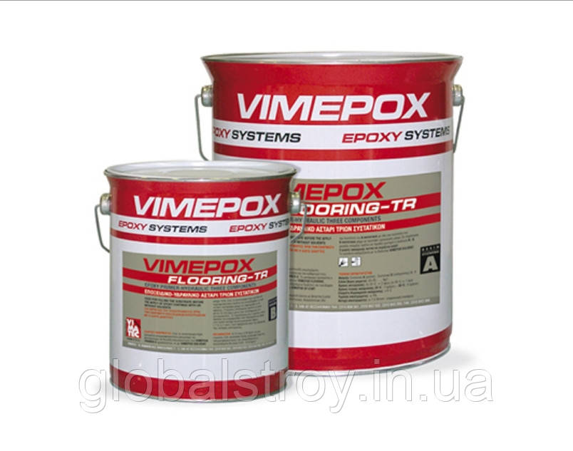 Епоксидна прозора смола для кам'яних килимів Vimatec Vimepox Flooring — TR (А+В) паковання 10 кг, фото 1