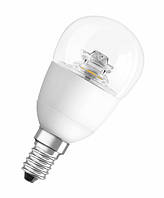 Лампа светодиодная OSRAM LED STAR classic P40 6W/827 E14 прозрачная