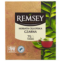 Чай черный цейлонский Remsey Cejlonska (75пак. х 2г) 150г Польша