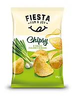 Чипсы картофельные со вкусом зеленого лука Fiesta Fun&Joy 120г Польша
