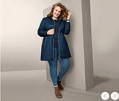 Якісне зручне демісезонне жіноче стьобане пальто від tcm tchibo (Чібо), Німеччина, укр 54-56